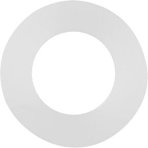 12pcs Silicone Washer Gasket, 1/2" Sealing O Rings White Flat Gasket Wave Lock Washers for Bellows Hoses
