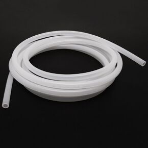1/8" ID Silicone Tubing, 1/8" ID x 3/16" OD Silicone Tube 10.17 Ft Food Grade Pure Silicone Hose Flexible Clear Tubing High Temperature for Home Winemaking Brewing