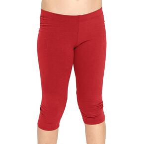 Girl's Oh So Soft Knee Length Leggings | Size 4-14 | Made in The USA