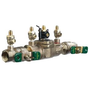 Watts T063231 Double Check Valve Backflow Preventer Assembly, Quarter Turn Shutoff, Smart Enabled Ready, 3/4 Inch