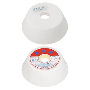 uxcell 4-Inch Flaring Cup Grinding Wheel 60 Grits 80 Grits White Aluminum Oxide Surface Grinding Ceramic Tool