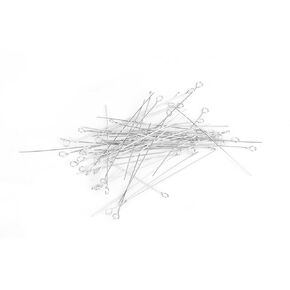 50PCS Reusable Inoculating Loop Holders Nichrome Needle Tips Inoculation for Laboratory Classroom, or Science Fair Project (2mm)