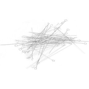 50PCS Reusable Inoculating Loops and Needle Set Laboratory Nichrome Inoculating Needle Tips Cell Streaking Lab Tools(2mm)