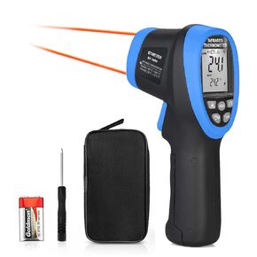 BTMETER BT-1800C Pyrometer -58°F ~3272°F (-50~1800℃) IR Temp Gun, D:S 50:1 High Temperature Infrared Thermometer for Industrial HVAC Forge Furnace Metal Smelting (NOT for Human Temp)