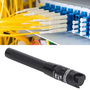 Visual Fault Locator, Fiber Optic Lights Cable Tester Meter, 60MW 60KM Output Universal FC SC ST Interface Non Contact VFL Fiber Optic Test Pen Fiber Light Source Testers