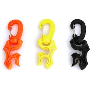 3pcs Diving Hose Retaining Clip 3 Colors Scuba Diving Hose Holder Clip for Snorkeling Scuba Diving Accessories