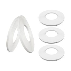Heavy Duty PP Banding Strapping 115' x 5/8" x 0.067" Polypropylene Roll, 5 PCS Plastic Strapping for Pallet Packing, Banding Packaging Strapping for Packing (White)
