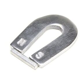 United Scientific Supplies SHM020 Horseshoe Magnet, 2" Size, Steel, Green