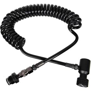 HK Army Paintball Standard Quick Disconnect Coiled Remote Line