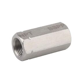 Universal 1/8 NPT Female to 1/8 BSPP Female Connector Stainless Steel PCP Paintball Filling Adapter