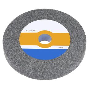 Bench Grinding Wheel 8 Inch 60 Grit 1" Thickness 1-1/4 Inch Arbor Aluminum Oxide Grinding Wheel Grinding and Cutting Grinder Wheel for Cars Ships Machinery, Grey