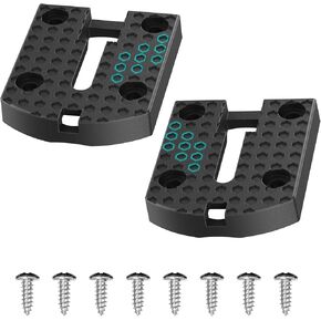 8" 2 Pack Kayak Track Textured Grip Surface Multi-Size Kayak Low Profile Track Kayak Gear Track Mount Accessories Easy installation Kayak Rail Track for Holding Fishing Rod Cup Holder Paddle Gopro