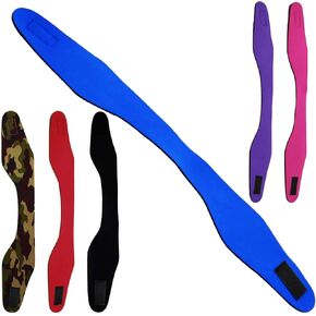 6 PCS Multicolor Neoprene Swimming Headband Waterproof Swimming Ear Protection Band for Kids & Adults Bathing Surfing (Blue+Red+Purple+Black+Rose+Camouflage)