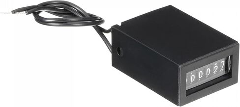 uxcell Electromagnetic Counter 6 Digit 0-999999 Counting Range Electronic Pulse Counter Digital Counter Totalizer Electromagnetic Pulse Counter DC7-24V in Saudi Arabia