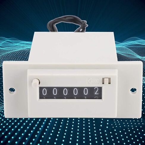 CSK6-YKW Electromagnetic Counter 6 Digit 0-999999 Counting Range Electronic Pulse Counter Digital Counter Totalizer Digital Electronic Punch Counter Electromagnetic Pulse Counter (DC 12V) in Saudi Arabia
