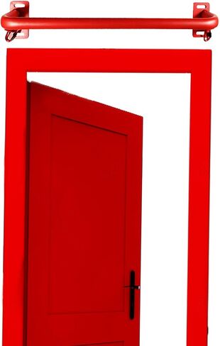 Pull-Up Bars.Door pull-up bar . Diameter 1.3 inches.Reinforced steel Max 440 LBS upper body fitness workout bar. Door multi-grip. Home gym portable, versatile, indoor pull-up. Yoga on the door, swing on the door.Pull Up Bar for Doorway . in Saudi Arabia