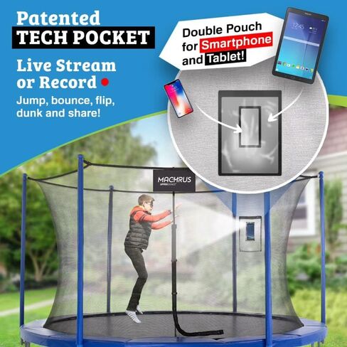 شبكة بديلة لغطاء أمان الترامبولين العلوي مع هاتف ذكي/جهاز لوحي وحقيبة للبث المباشر in Kuwait