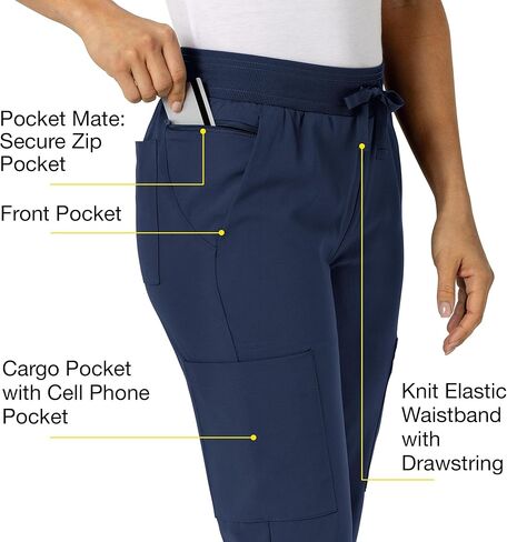 WonderWink Women's Flex-n-Reach Track Scrub Pant in Kuwait