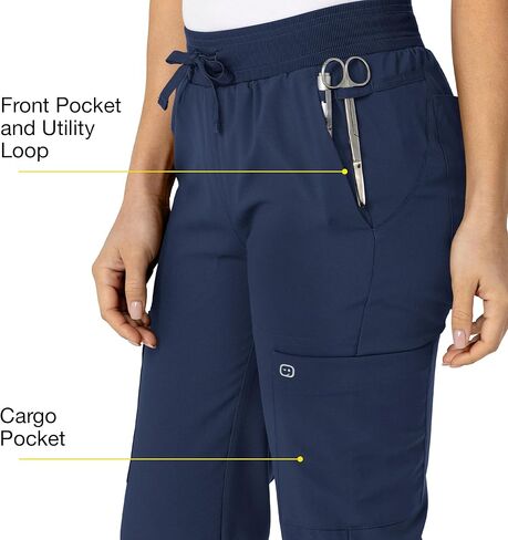 WonderWink Women's Flex-n-Reach Track Scrub Pant in Kuwait