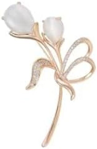 Rose Brooch for Women Rose Lapel Pin Rose Flower Brooch Pin Jewelry Gifts in Kuwait