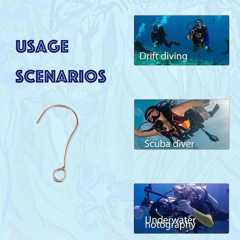 316 Diving Single Hook Lost Reef Hook Diving Stainless Steel s Hooks Metal s Hooks Scuba Diving Reef Hook Grappling Hook Anti- Equipment Steel Scuba Diving Hooks 1PC in Saudi Arabia