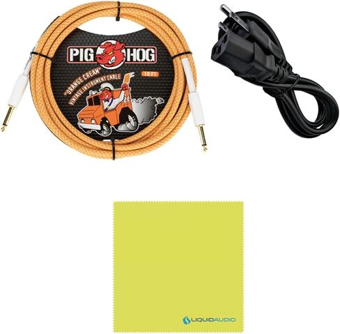 Orange Amps Crush Bass 100 1x15 100 وات مجموعة باس برتقالية مع كابل أدوات Pig Hog Orange Crème 2.0 وكابل طاقة وقطعة قماش لتلميع الصوت السائل in Saudi Arabia