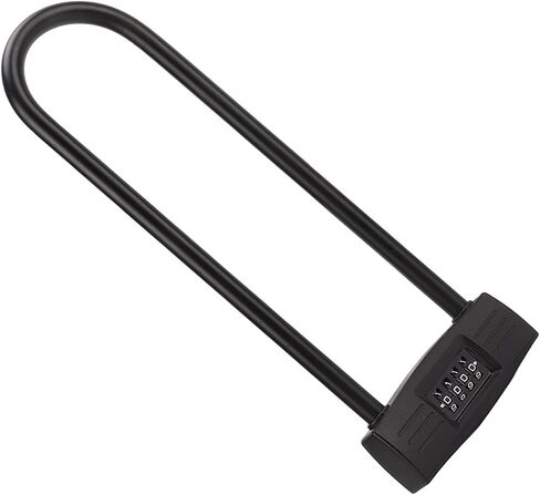 Bike U Lock, Lengthen 4 Digit Combination Resettable Padlock, Sturdy And , Suitable for , Electric Scooter in Saudi Arabia