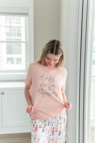 مجموعة بيجامة النبيذ بيزلي بوكس ​​/ بيجامة النبيذ للنساء in Kuwait