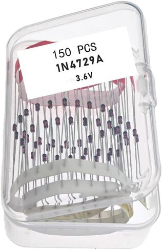 1N4729A, 1N4729a, 3.6V 1N4729A, 3.6V 1N4729a, 1N4729A 3.6V, 1N4729A Diode, Axial Diodes 1 Watt 3.6 Volt 3V3 (150 Pcs) in Saudi Arabia