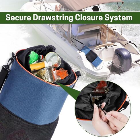 Boat Trash Bag, Reusable Mesh Trash Can, Portable Garbage Bag for Boat, Storage Accessories of Boat in Saudi Arabia