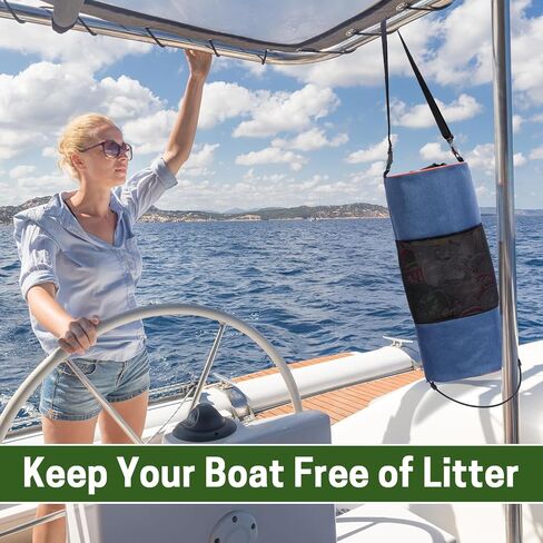 Boat Trash Bag, Reusable Mesh Trash Can, Portable Garbage Bag for Boat, Storage Accessories of Boat in Saudi Arabia
