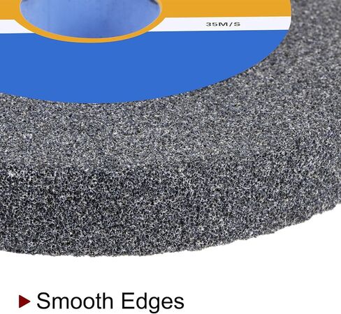 Bench Grinding Wheel 8 Inch 60 Grit 1" Thickness 1-1/4 Inch Arbor Aluminum Oxide Grinding Wheel Grinding and Cutting Grinder Wheel for Cars Ships Machinery, Grey in Saudi Arabia