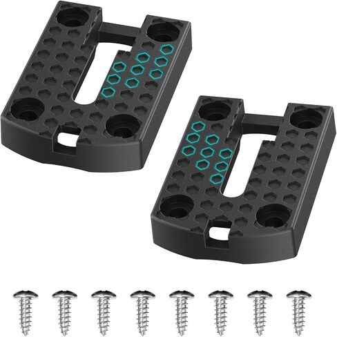 8" 2 Pack Kayak Track Textured Grip Surface Multi-Size Kayak Low Profile Track Kayak Gear Track Mount Accessories Easy installation Kayak Rail Track for Holding Fishing Rod Cup Holder Paddle Gopro in Saudi Arabia
