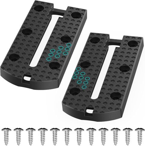 8" 2 Pack Kayak Track Textured Grip Surface Multi-Size Kayak Low Profile Track Kayak Gear Track Mount Accessories Easy installation Kayak Rail Track for Holding Fishing Rod Cup Holder Paddle Gopro in Saudi Arabia