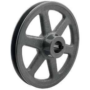 AK74-1 Single Groove Fixed Bore V Belt Pulley,1 inch bore,7.25 inch Outside Dia,V-Belt Sheave Cast Iron for A AX 3L 4L V-Belts