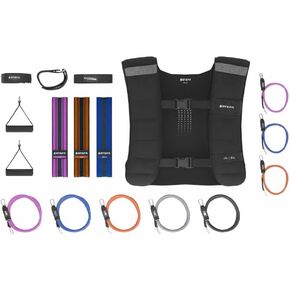 Ultimate Accessory Pack with Weight Vest, Resistance System and Heart Rate Monitor