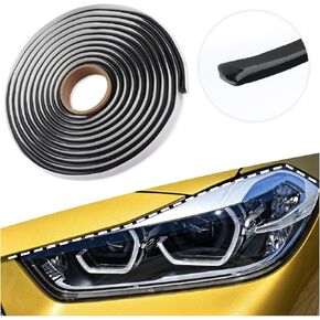 13FT Rubber Butyl Tape,Upgrade Thickness Butyl Sealant Tape for Closing Headlight Gap,Universal Strong Adhesive Window Seal Strip Fits Car Windshield,Hood,Front Door