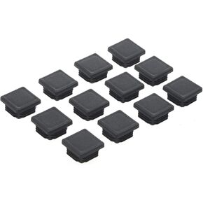 غطاء نهاية أنبوب مربع 3/4 بوصة، 12 عبوة من المكونات البلاستيكية 3/4 بوصة × 3/4 بوصة، سدادات إدراج غطاء انزلاقي لكرسي الأثاث المتين، أغطية نهاية رائعة لأنبوب الأنابيب، عمود المبارزة، معدات اللياقة البدنية والمزيد in Kuwait