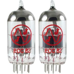 Brand New Gain Matched Pair (2) JJ Tesla Electronics 12AU7 / ECC82 Vacuum Tubes