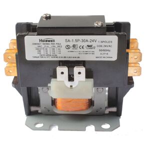 SA-1.5P-30A-24V 1 Pole Normally Open Double Make with shunt 20 Amp 25 Amp 30 Amp 24V Coil Definite Purpose Air Conditioner Contactor