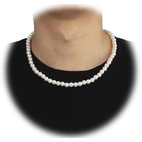 Pearl Choker Necklace for Women Dainty Pearl Chain Necklace Cute Pearl Beaded Chain Everyday Jewelry Gifts