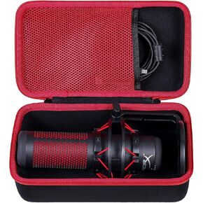 khanka Hard Carrying Case Replacement for HyperX QuadCast - USB Condenser Gaming Microphone, Case Only