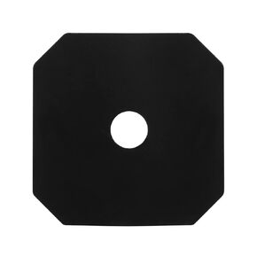 10 Pcs Decorative Washer, 3" x 3", Octagon Flat Bearing Plate Timber Connector, Accept 1/2" Bolt, 2.8mm Thickness