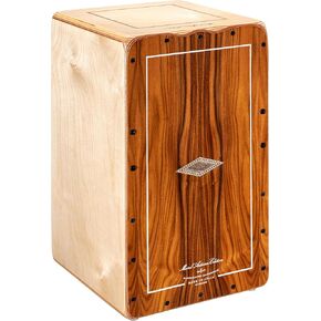 Meinl Artisan String Cajon with Indian Heartwood Frontplate / Baltic Birch Body - MADE IN SPAIN - Seguiriya Line, 2-YEAR WARRANTY (AESELIH)