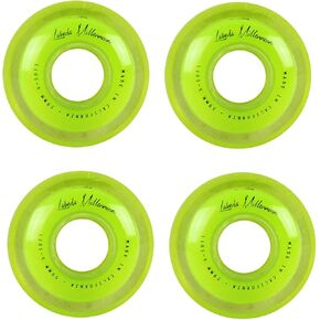 Labeda Millennium Gripper Roller Hockey Inline Wheels 4 Pack - Choose Color/Size