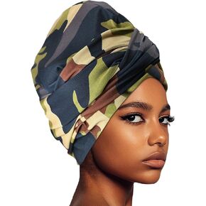Babalet Large Swimming Turban Waterproof for Women Men Long Hair Special Design Unisex Swim Cap for Thick Curly Hair Dreadlocks Weaves Braids Silicone Lined Swim Turban Keep Your Hair Dry