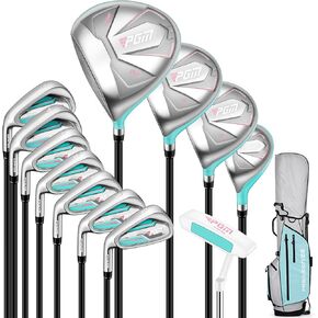 PGM Women's Oversea Complete Golf Club Set with High-Strength Thin Face Design 460cc Driver