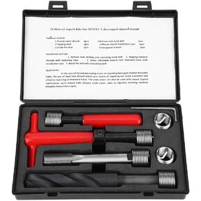 11Pcs Helical Threaded Insert Kit Stainless Steel Twisted Drill Wrench Tap Insertion tool M16x1.5