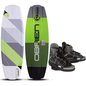 O'Brien Clutch Wakeboard with Clutch Bindings Mounted, 143cm - 4-8 bindings