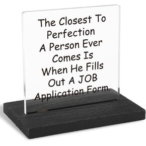 Motivational Office Desk Decor for Women, Funny Quote for Desk, Boss Gag Gift for Women, Men, Positive Affirmation Gifts for Women, Men,XXY50